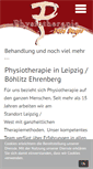 Mobile Screenshot of physio-beger.de