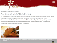 Tablet Screenshot of physio-beger.de